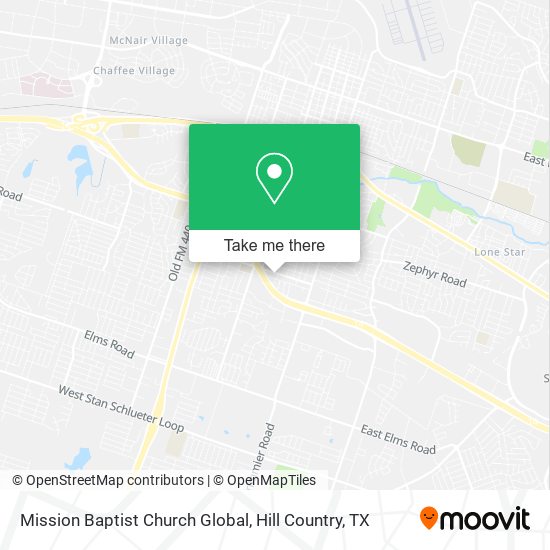 Mapa de Mission Baptist Church Global