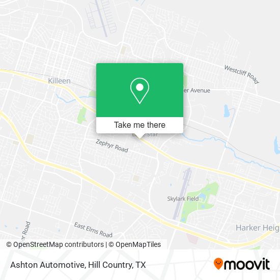 Ashton Automotive map