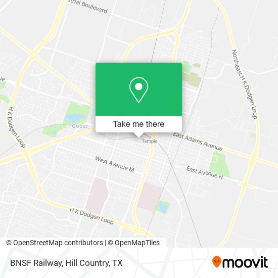 Mapa de BNSF Railway