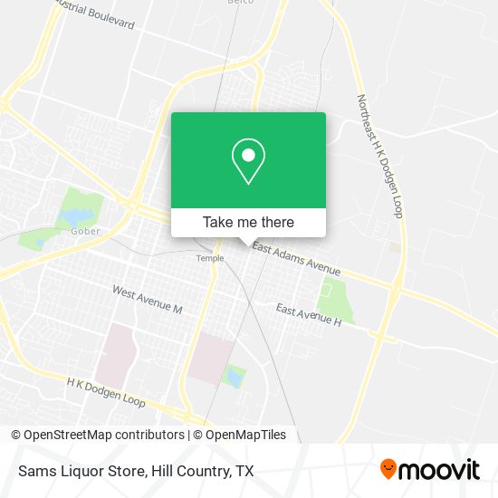 Sams Liquor Store map