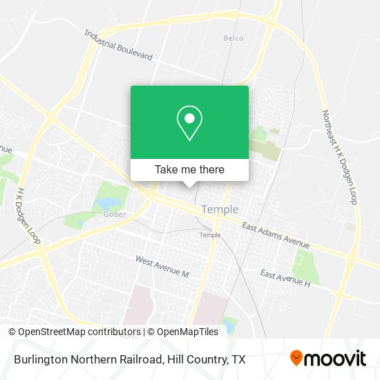 Burlington Northern Railroad map