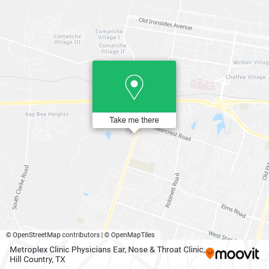 Metroplex Clinic Physicians Ear, Nose & Throat Clinic map