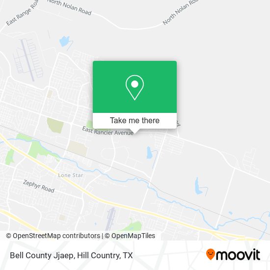 Bell County Jjaep map