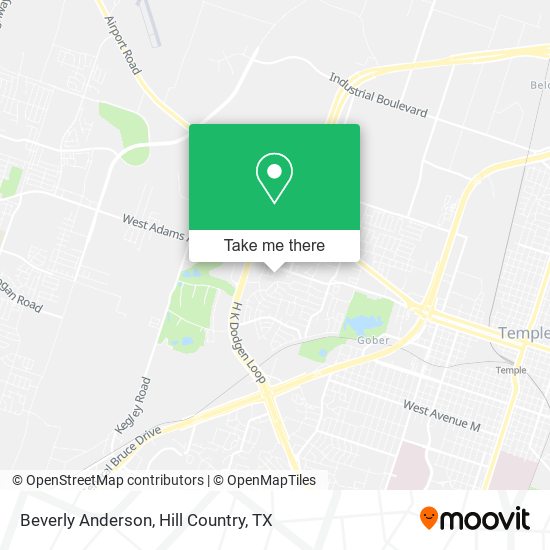 Beverly Anderson map
