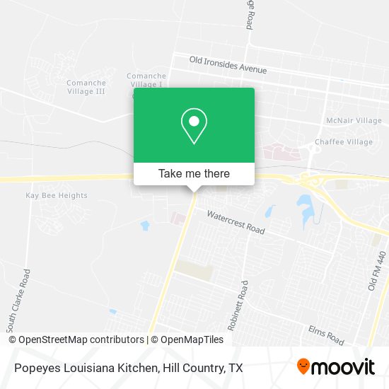 Popeyes Louisiana Kitchen map