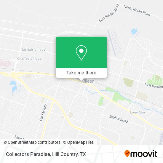 Collectors Paradise map