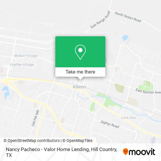 Mapa de Nancy Pacheco - Valor Home Lending
