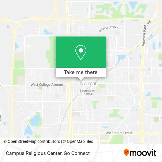 Campus Religious Center map