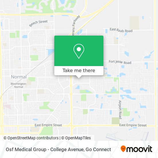 Osf Medical Group - College Avenue map