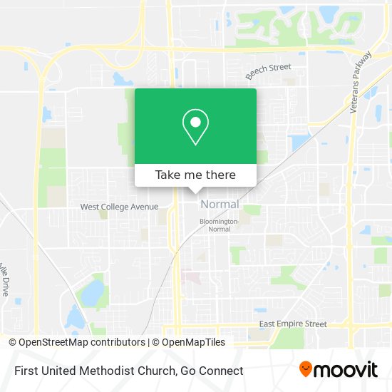 Mapa de First United Methodist Church