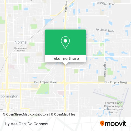 Hy-Vee Gas map