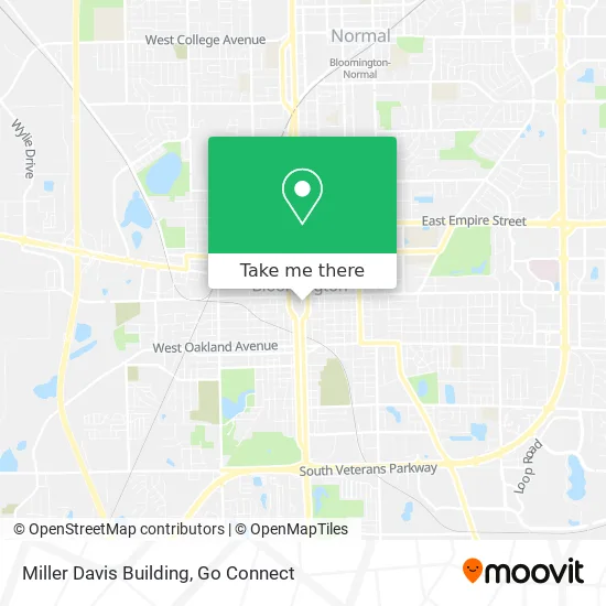Miller Davis Building map