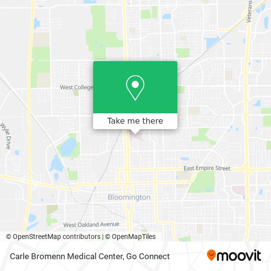 Carle Bromenn Medical Center map