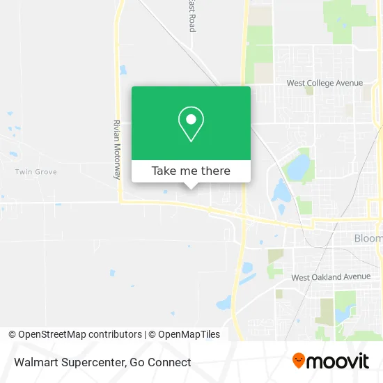 Walmart Supercenter map