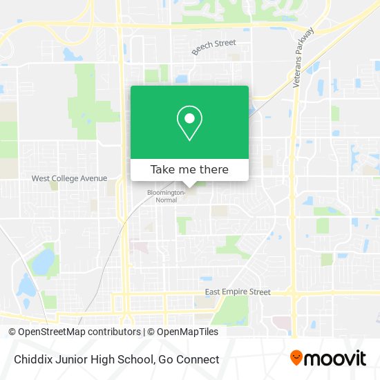 Chiddix Junior High School map