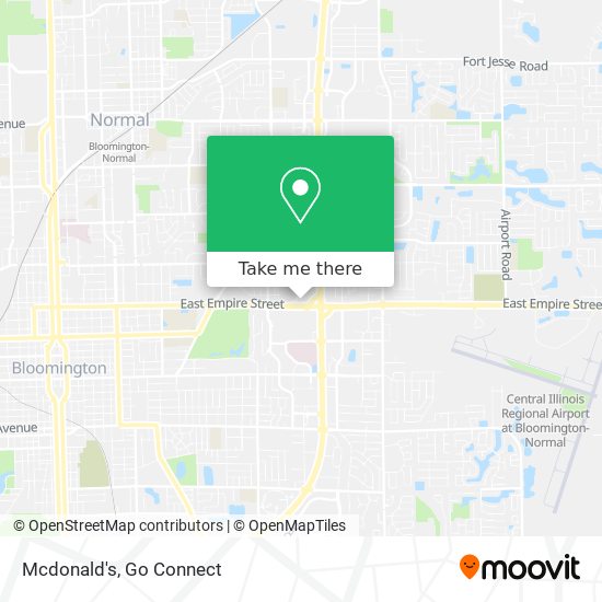Mcdonald's map