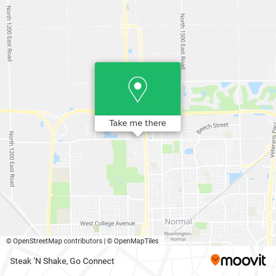 Steak 'N Shake map