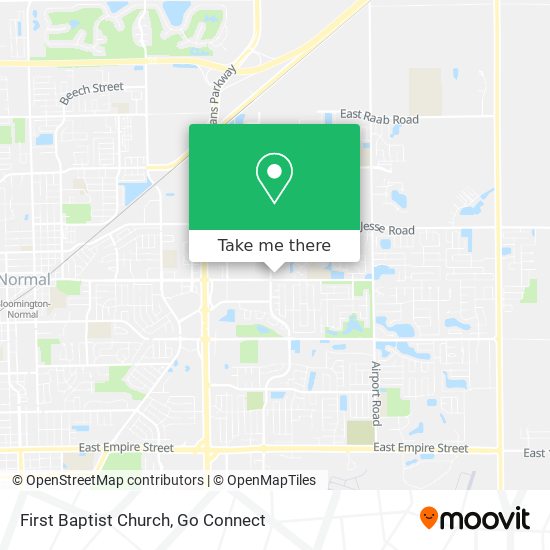 First Baptist Church map