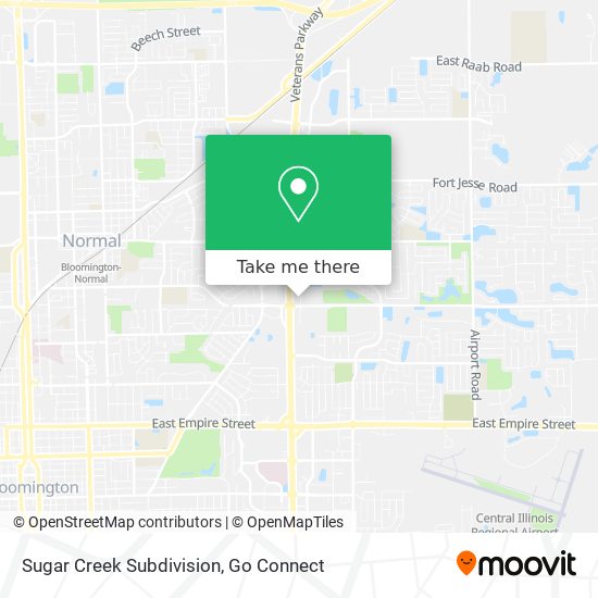 Sugar Creek Subdivision map