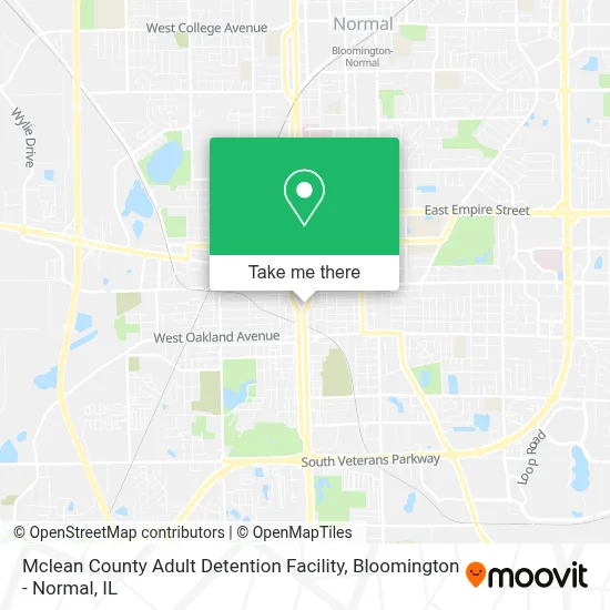 Mclean County Adult Detention Facility map