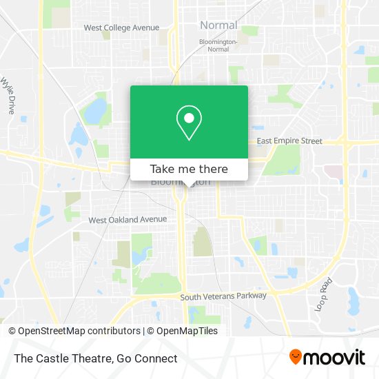 The Castle Theatre map