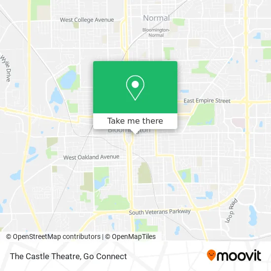 The Castle Theatre map