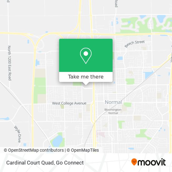 Cardinal Court Quad map