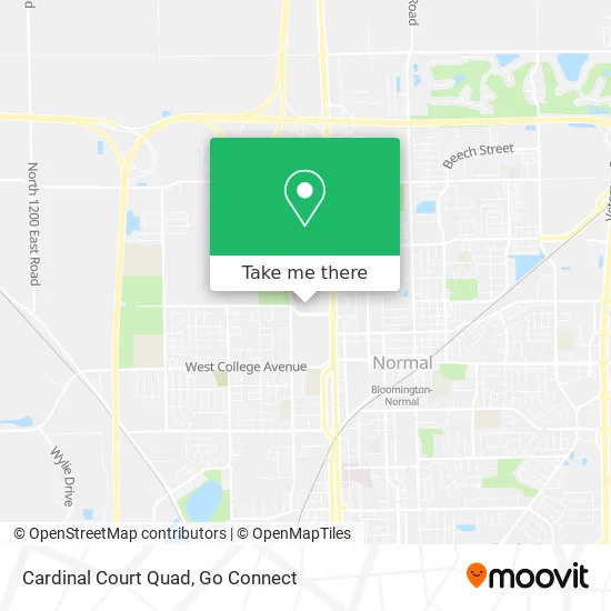Mapa de Cardinal Court Quad