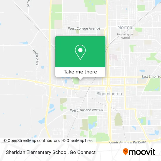 Mapa de Sheridan Elementary School