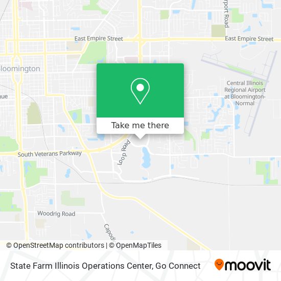 State Farm Illinois Operations Center map