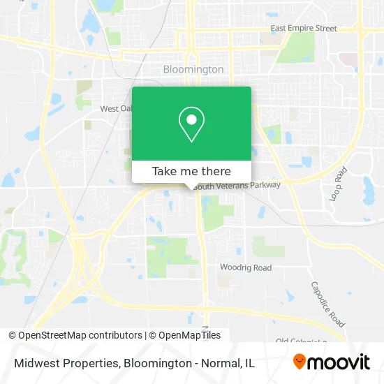 Midwest Properties map