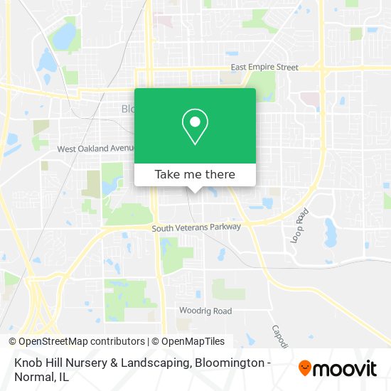 Knob Hill Nursery & Landscaping map