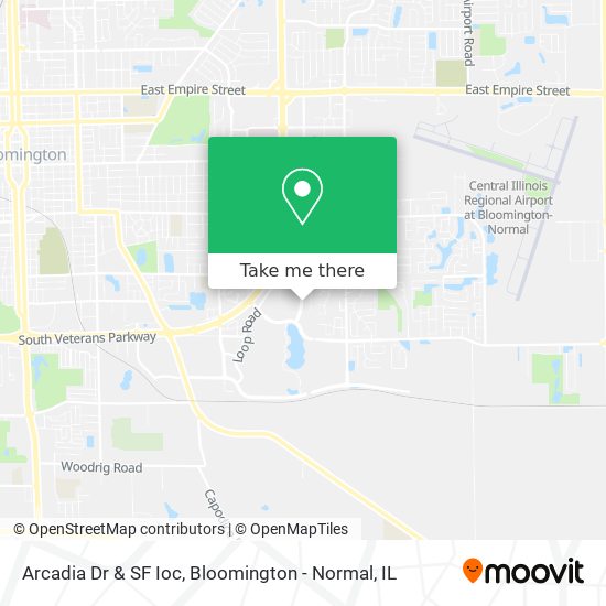 Arcadia Dr & SF Ioc map