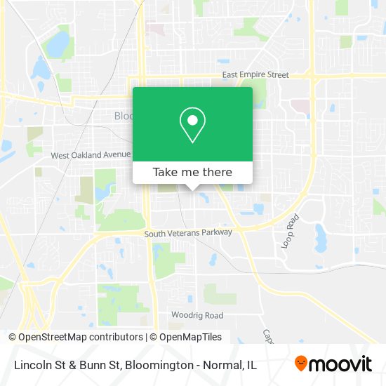 Lincoln St & Bunn St map