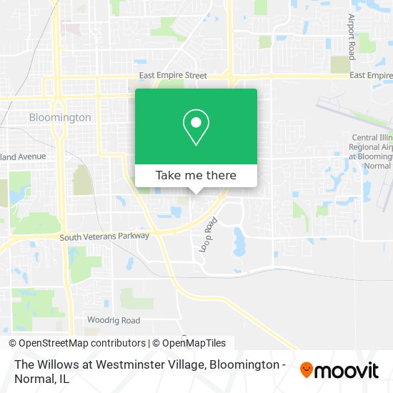 Mapa de The Willows at Westminster Village