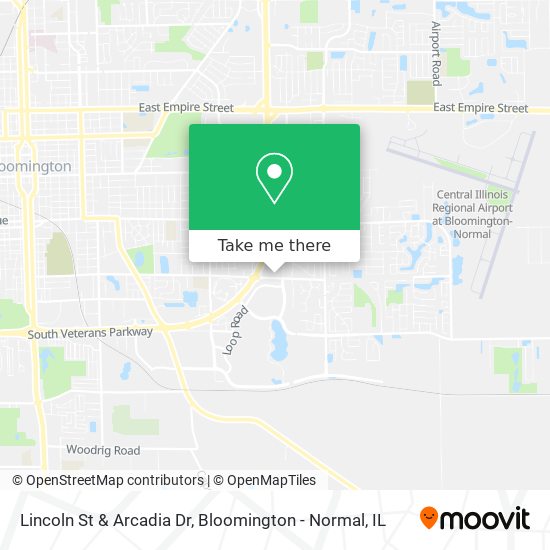 Mapa de Lincoln St & Arcadia Dr