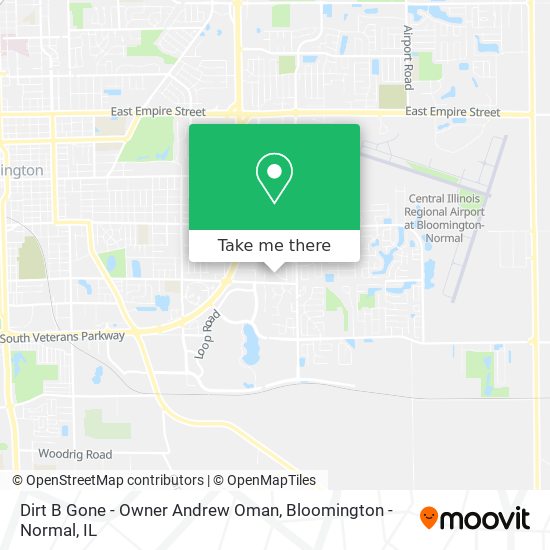 Dirt B Gone - Owner Andrew Oman map
