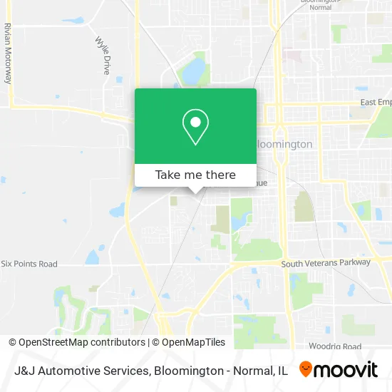 J&J Automotive Services map