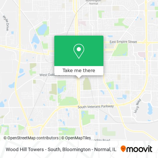 Wood Hill Towers - South map