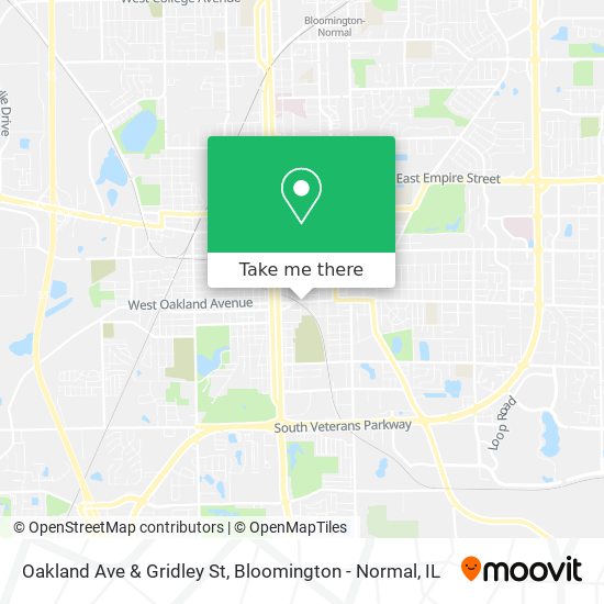Mapa de Oakland Ave & Gridley St