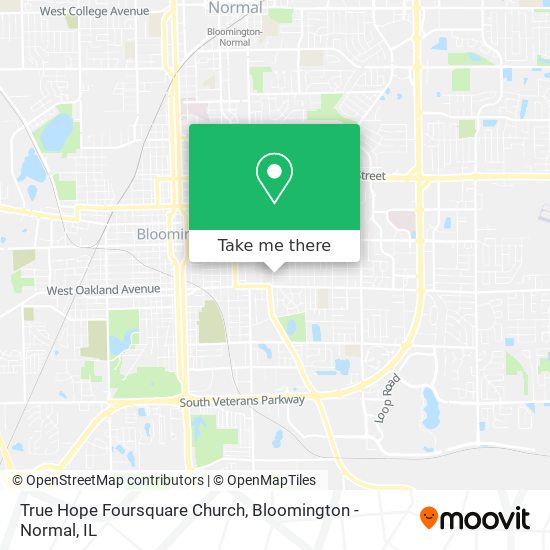 Mapa de True Hope Foursquare Church