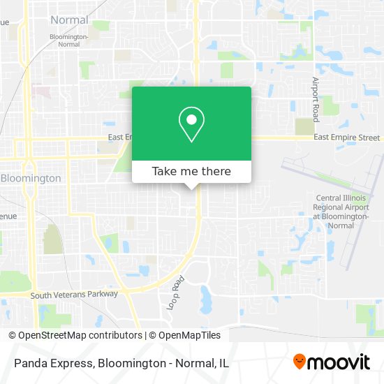 Panda Express map