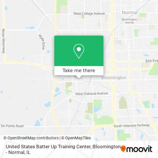 Mapa de United States Batter Up Training Center