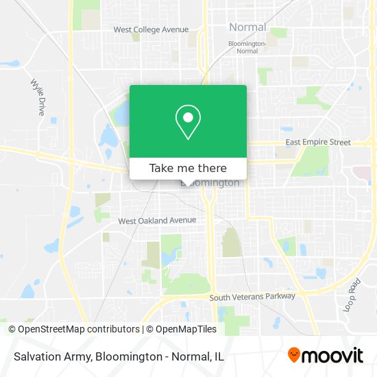 Salvation Army map