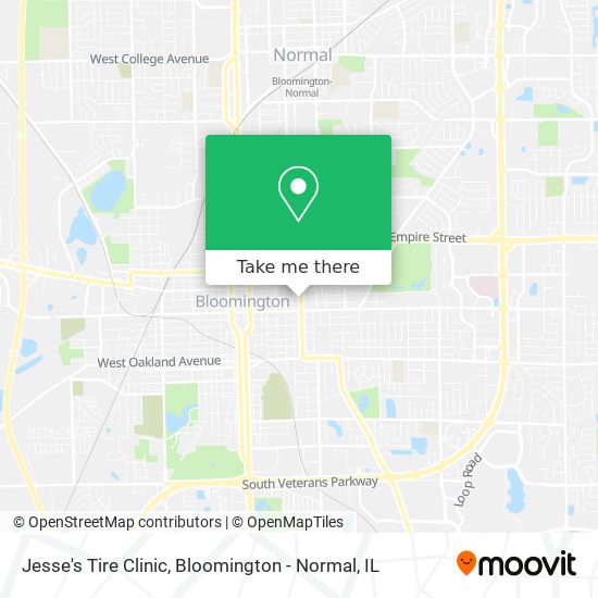 Mapa de Jesse's Tire Clinic