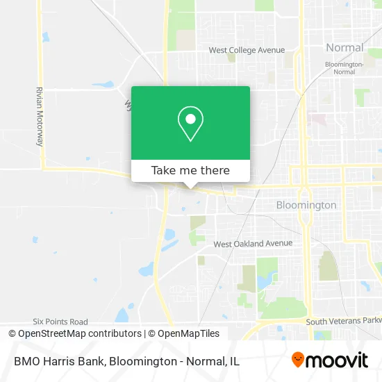 Mapa de BMO Harris Bank