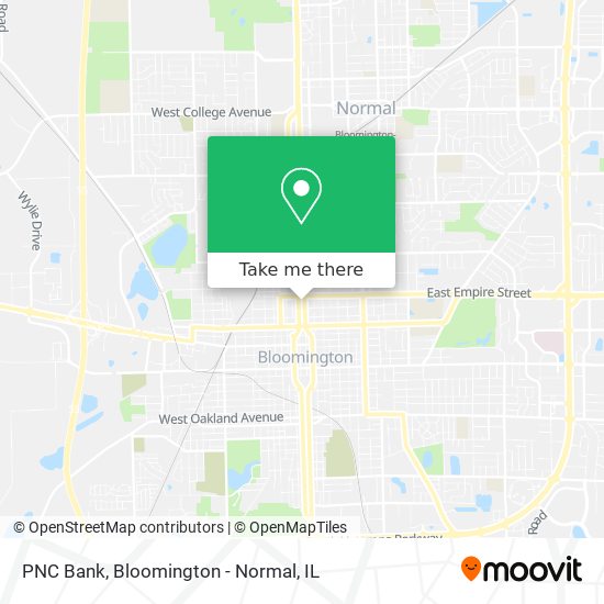 PNC Bank map