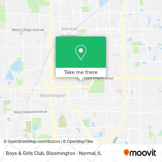 Boys & Girls Club map