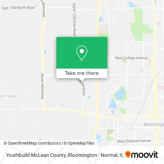 Mapa de Youthbuild McLean County