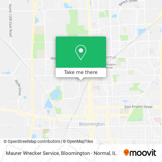 Maurer Wrecker Service map